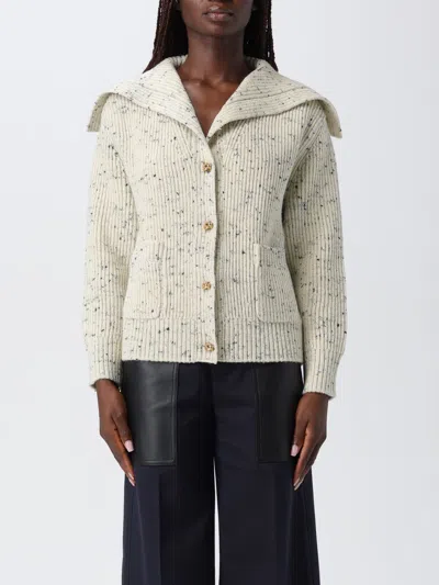 BOTTEGA VENETA CARDIGAN BOTTEGA VENETA WOMAN COLOR BEIGE,H29080022