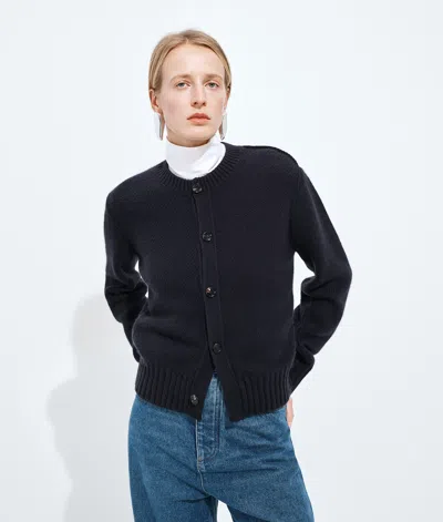 Bottega Veneta Cashmere Cardigan In Blue