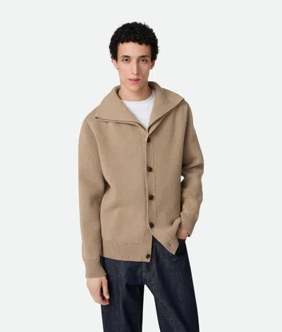 BOTTEGA VENETA COMPACT WOOL CARDIGAN