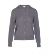 Bottega Veneta Wool Cardigan In Gray