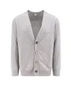 Bottega Veneta Cashmere Button-up Cardigan In Grey