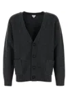 Bottega Veneta Cardigan In Lana In Black