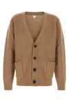 Bottega Veneta Knit Cardigan In Brown