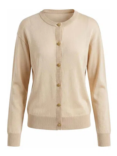 Bottega Veneta Cardigan In Neutral