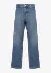 Bottega Veneta Vintage Indigo Palazzo Jeans Clothing In Blue