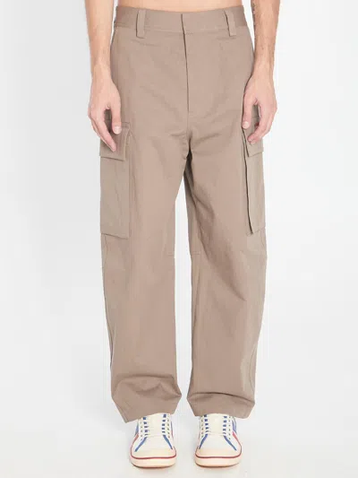 Bottega Veneta Cargo Pants In Neutral