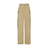 Bottega Veneta Cotton-blend Cargo Trousers In Beige