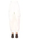Bottega Veneta Cargo Pants In White