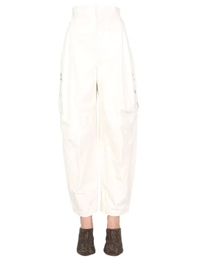 Bottega Veneta Cargo Pants In White