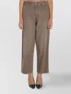 Bottega Veneta Cargo Style Jeans Featuring Multiple Pockets In Gray