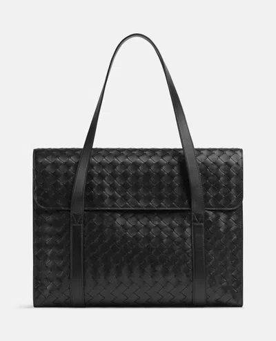 Bottega Veneta Cartellina Classico Intrecciato In Black