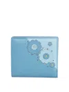 Bottega Veneta Women Hanami Wallet In Azul