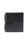 Bottega Veneta Cassette Bifold Slim Wallet In Black