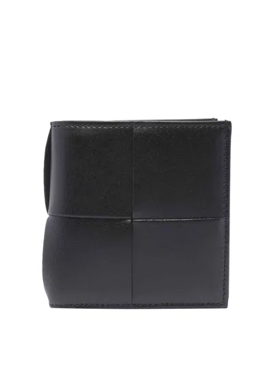 Bottega Veneta Cassette Bifold Slim Wallet In Black