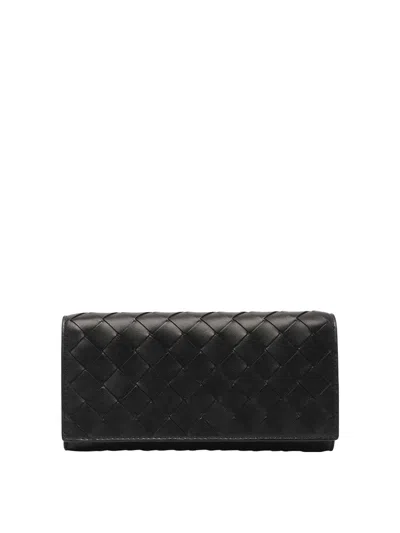 BOTTEGA VENETA INTRECCIATO LARGE FLAP WALLET