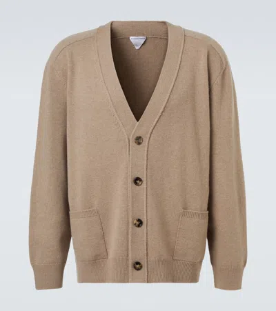 Bottega Veneta Cashmere-blend Cardigan In Neutral