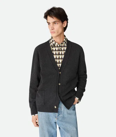 Bottega Veneta Cashmere Cardigan In Black
