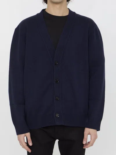 Bottega Veneta Cashmere Cardigan In Blue