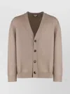 Bottega Veneta Cashmere Cardigan For Casual Style In Neutral