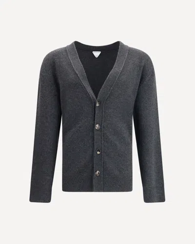 Bottega Veneta Men Cashmere Cardigan In Animal Print