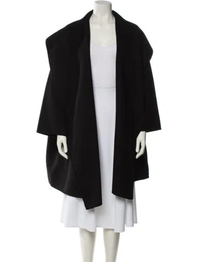 Pre-owned Bottega Veneta Cashmere Coat In Black