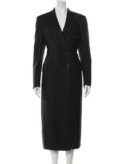 Pre-owned Bottega Veneta Cashmere Coat In Black