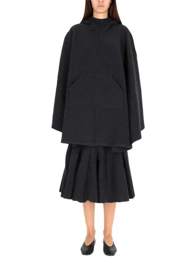 Bottega Veneta Cashmere Coat In Black