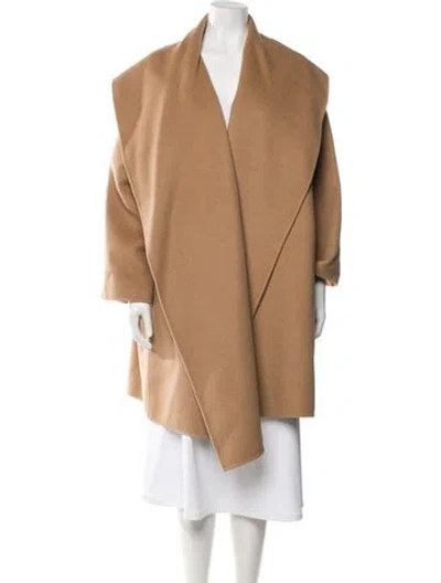 Pre-owned Bottega Veneta Cashmere Coat In Brown