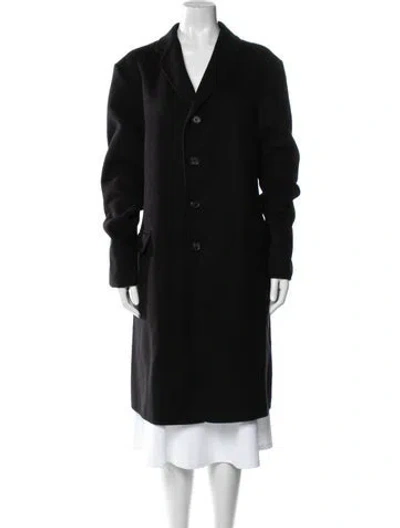 Pre-owned Bottega Veneta Cashmere Coat W/ Tags In Black