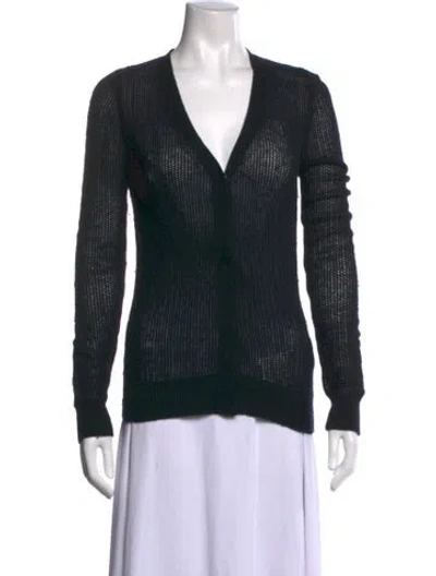 Pre-owned Bottega Veneta Cashmere Crew Neck Sweater In Black