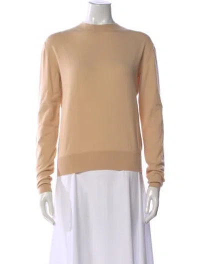 Pre-owned Bottega Veneta Cashmere Crew Neck Sweater In Brown