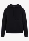 Bottega Veneta Cashmere Hooded Sweatshirt In Navy