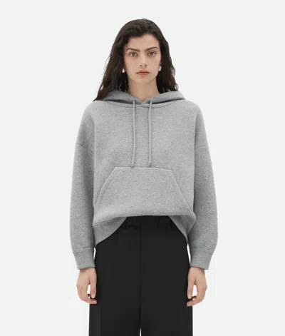 Bottega Veneta Cashmere Hoodie In Grey