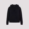 Bottega Veneta Cashmere Hooded Sweatshirt In Navy