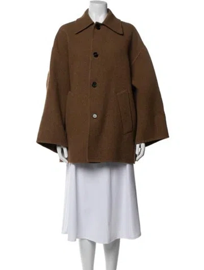 Pre-owned Bottega Veneta Cashmere Jacket In Brown
