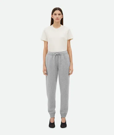 Bottega Veneta Cashmere Jogger Trousers In Grey