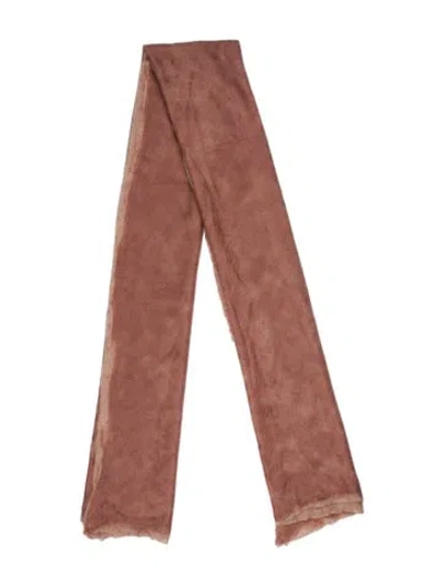 Pre-owned Bottega Veneta Cashmere Scarf In Pink