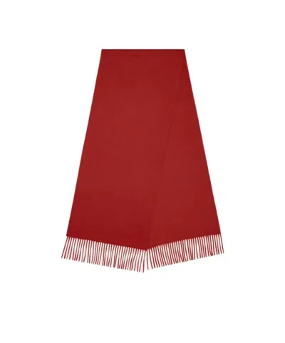 Bottega Veneta Cashmere Scarf In Red Stone