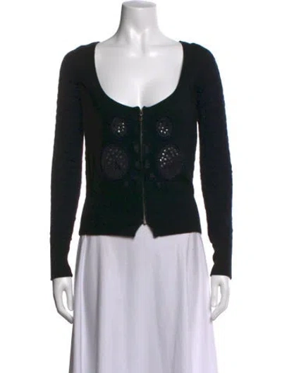 Pre-owned Bottega Veneta Cashmere Scoop Neck Sweater In Black