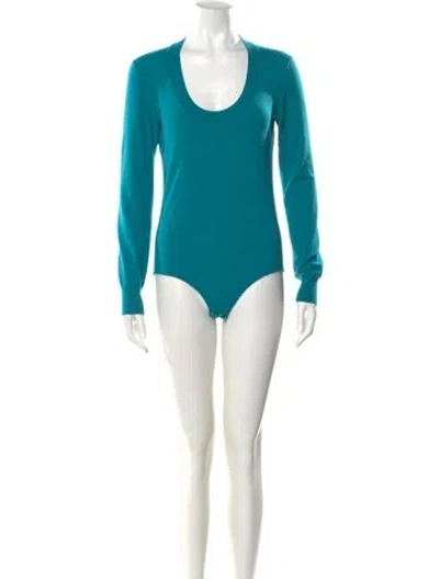 Pre-owned Bottega Veneta Cashmere Scoop Neck Sweater In Blue