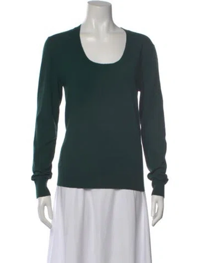 Pre-owned Bottega Veneta Cashmere Scoop Neck Sweater In Green