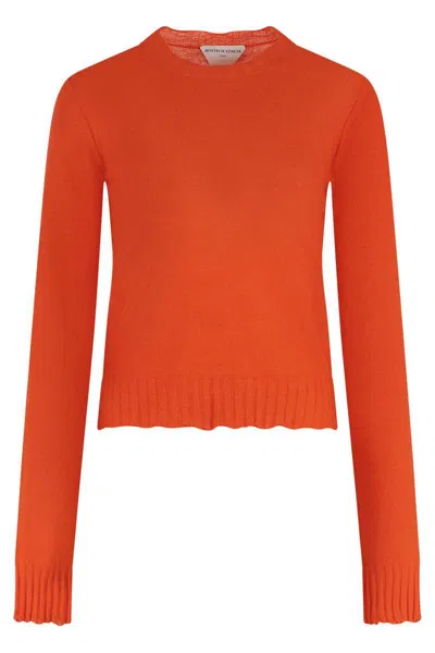 Bottega Veneta Cashmere Sweater In Red