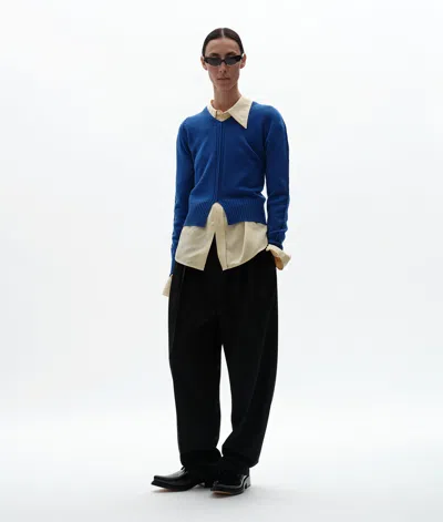 Bottega Veneta Cashmere Sweater In Lapis