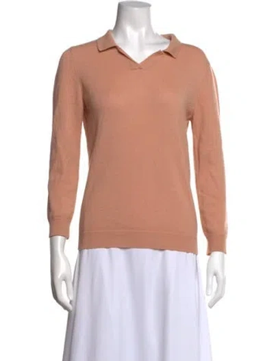Pre-owned Bottega Veneta Cashmere Sweater In Orange