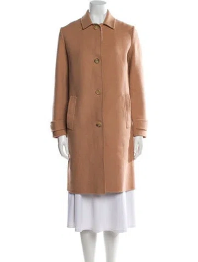 Pre-owned Bottega Veneta Cashmere Trench Coat In Neutral