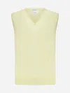 Bottega Veneta Cashmere Vest In Daffodil