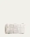 Bottega Veneta Cassette Bag In White/gold