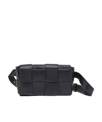 Bottega Veneta Cassette Belt Bag In Black
