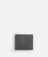 Bottega Veneta Cassette Bi-fold Wallet With Coin Purse In Gray