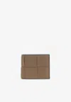 BOTTEGA VENETA CASSETTE BI-FOLD WALLET IN INTRECCIATO LEATHER